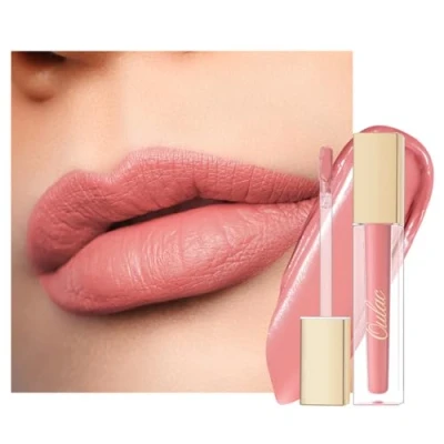 Abbildung von Oulac Flüssiger Lippenstift Matte Langanhaltender &amp; Kussechter Lippenstife Rosa Wasserdicht Lip Colour Cremige vegane Textur Intensive Pigmentierung Lippen Make up 4.5m, M29 Angel Kiss