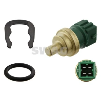Abbildung von SWAG 30 93 1539 Kühlmitteltemperatursensor grün mit Haltefeder, Dichtung VOLKSWAGEN: Golf 4 Schrägheck, Variant, Lupo / 3L