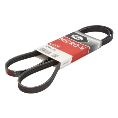 Abbildung von GATES Micro V 4PK1470 Keilrippenriemen 1470 4 Polyester, EPDM (Ethylen Propylen Dien Kautschuk) DAIHATSU: Sirion II, Materia