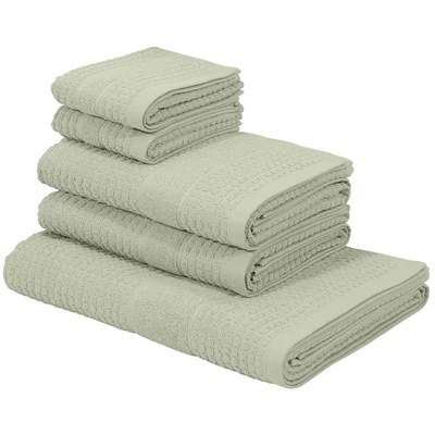 Abbildung von KangaROOS Handtücher &quot;Summer&quot;, (5 St., 5 Stk), einfarbiges Handtuch Set aus 100% Baumwolle