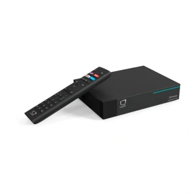 Abbildung von STRONG SRT 4150 simpliONE Box Satelliten Receiver und Android Streaming (4k UHD, TV, Aufnahme/Restart/Replay, Live Google Play Store) schwarz
