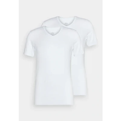 Abbildung von JBS 2P Bamboo T shirt V Neck Weiß Small Herren
