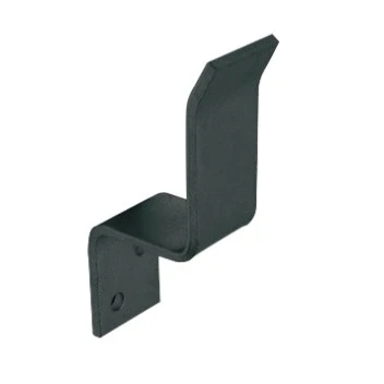 Abbildung von Haken für Türbalken Schwarz Max. 55 x 75 mm Balken Offenes Modell Pro Stück