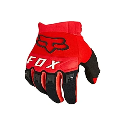 Abbildung von FOX Dirtpaw Motorrad Cross Enduro Fahrradhandschuhe Fluoreszierendes Rot M