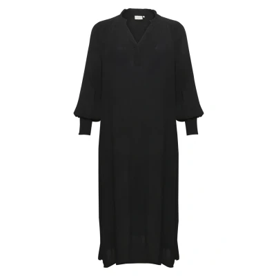 Abbildung von Kaffe Curve Miriam AMI Maxikleid, Damen, Größe: 52, Black deep