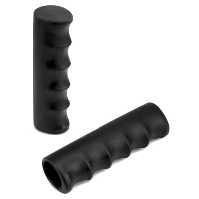 Abbildung von QWORK 2 STK rutschfest Schubkarrengriffe Innendurchmesser 25mm Länge 12cm Ersatzgriffe für Sackkarre Schubkarre