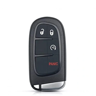 Abbildung von Für Jeep Cherokee Dodge Durango RAM 1500 2500 3500 Chrysler Fernbedienung Autoschlüssel Shell Case Cover Fob Ersatz Zubehör 4 Tasten
