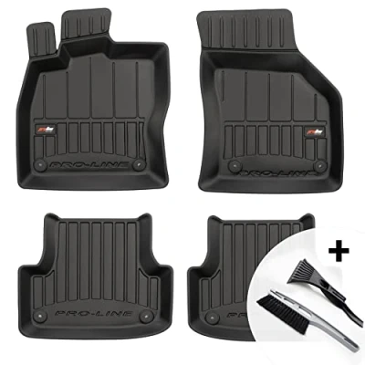 Abbildung von moto MOLTICO 3D Gummimatten Auto Fußmatten Gummi Automatten 4 teilig Set passend für Audi A3 8V 2012 2020
