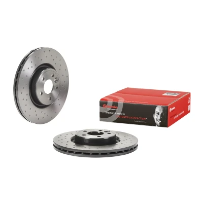 Abbildung von BREMBO 09.9586.1X Bremsscheibe 336 28 5 gelocht/innenbel. beschichtet hochgekohlt VOLVO: V60 I, V70 3, S60 II