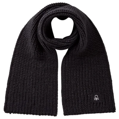 Abbildung von United Colors of Benetton Mädchen SCIARPA IN Maglia 105HCU006 Schal, Nero, M