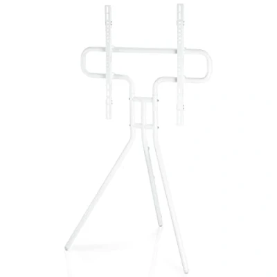 Abbildung von Hama TV Ständer im Staffelei Design (stabiler Fernsehständer für 37 75 Zoll, höhenverstellbarer Stand als Tripod, kompaktes Stativ, VESA kompatibler Bodenständer) weiß