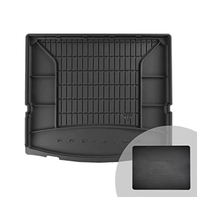 Abbildung von FROGUM ProLine 3D Gummimatte Exklusive Auto Kofferraummatte Kofferraumwanne für Ford S Max II 2014 2023 Bequemer Organiser Die höchsten Kanten