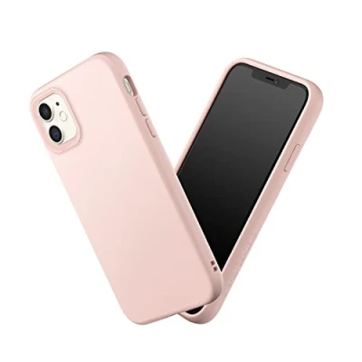 Abbildung von RhinoShield Case kompatibel mit [iPhone 11] SolidSuit Stoßdämpfende &amp; schlanke Schutzhülle Premium Finish 3.5 Meter Fallschutz Samtrosa