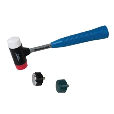 Abbildung von Gummihammer Universal Hammer mit vier auswechselbaren Schlagflächen Ø 37 mm Schonh