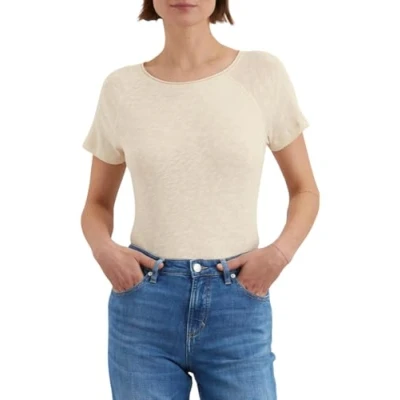 Abbildung von Marc O&#039;Polo Regular Tshirt basic, Damen, Größe: XL, Natural cotton