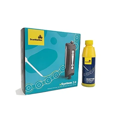Abbildung von Scottoiler xSystem 2.0 automatisches elektronisches Motorradkettenschmiersystem SO 8005 20.…