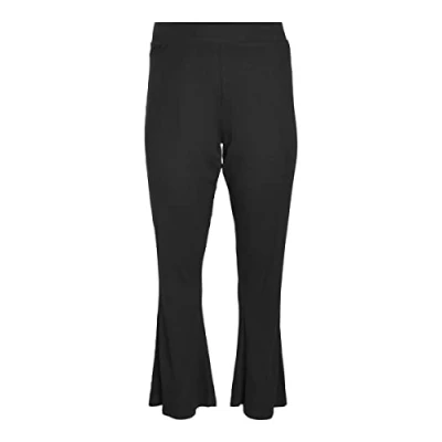 Abbildung von Noisy May Curve Nmpasa Pants Stoffhose, Damen, Größe: 48, Black