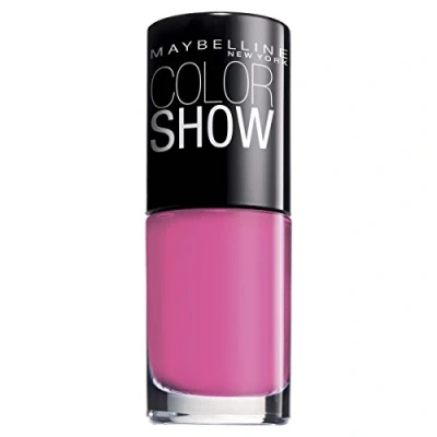 Abbildung von Maybelline New York Make Up Nailpolish Color Show Nagellack Pink Boom/Ultra glänzender Farblack in knalligem Pink, 1 x 7 ml