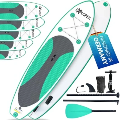 Abbildung von EXPLORER Inflatable SUP Board &quot;Explorer 300&quot;, (Set, 6 tlg., mit Paddel, Pumpe und Transportrucksack)