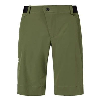 Abbildung von Schöffel Herren Shorts Style Keitele MNS, schnell trocknende Radlerhose mit radspezifischer Passform und 4 Wege Stretch, Fahrradhose aus recyceltem Material, balsam green, 46