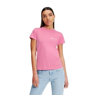 Abbildung von Karl Lagerfeld Jeans TEE Tshirt basic, Damen, Größe: Small, Moonlite mauve