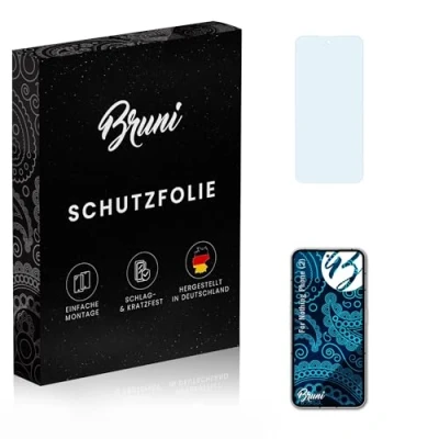 Abbildung von Bruni Schutzfolie kompatibel mit Nothing Phone (2) Folie, glasklare Displayschutzfolie (2X)
