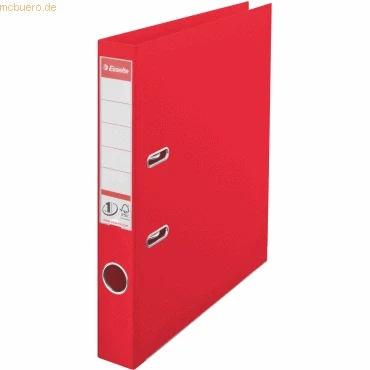 Abbildung von Esselte A4 Lever Arch File, Red, 52mm Spine, Plastic, Pack of 10, Vivida Range, 624072 10