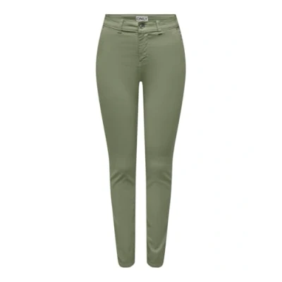 Abbildung von ONLY Onleverest Chino, Damen, Größe: XSx32, Oil green