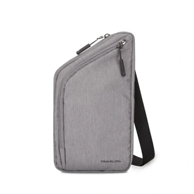 Abbildung von Travelon Moderne Umhängetasche, Grau Heather (Grau) 43508 51T