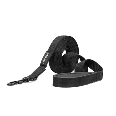 Abbildung von Rudelkönig Schleppleine Stoff für Hunde mit Griffpolsterung, Robuste Hundeleine, Nylon (1 tlg), Wetterfeste Handschlaufe, Verschiedene Längen
