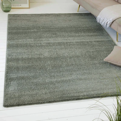Abbildung von my home Teppich &quot;Chanley&quot;, rechteckig, 18 mm Höhe, moderner dichter weicher zeitloser Kurzflorteppich, Wohnzimmer