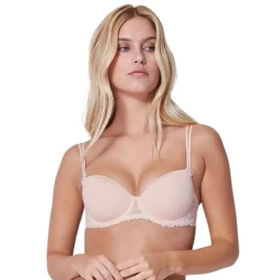Abbildung von Simone Perele Damen Delice 3D Molded Bra T Shirt BH, Blush, 75D