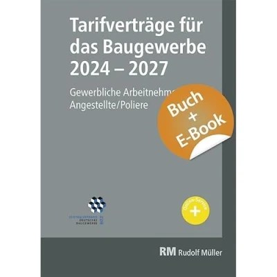 Abbildung von Tarifverträge für das Baugewerbe 2024 2027 mit E Book