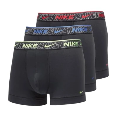 Abbildung von Nike Underwear Trunk 3 PACK Panties, Herren, Größe: Medium, Black/multicolor
