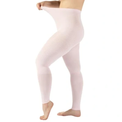 Abbildung von CALZITALY Anticellulite Behandlung, Figurformendes Pyjama, Straffendes Gel und Body Mask mit Koffein (S/M, Rosa)