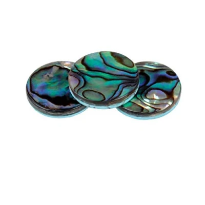 Abbildung von 3 Pcs Trompete Finger Tasten, bunte Abalone Shell Fingerschlüssel Tasten Set für Ersatzteile Zubehör