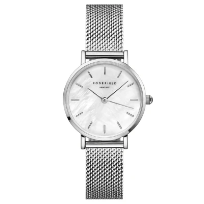 Abbildung von Rosefield Small EDIT Uhr silvercoloured, Damen, Größe: One Size, Silver coloured