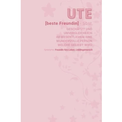 Abbildung von Ute beste Freundin geschätzt: Notizbuch inkl. To Do Liste Das perfekte Geschenk personalisiert für Geschenkidee Geschenke