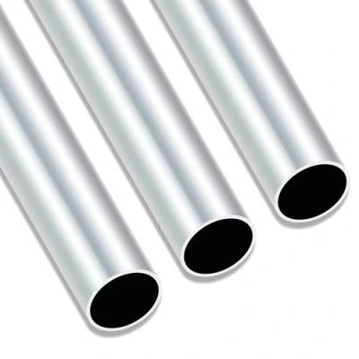 Abbildung von iMeistek 6063 Aluminium Rundrohr, 250 mm Länge, 26 Außendurchmesser, 24 Innendurchmesser, nahtlos, gerade, runde Rohre für Industrie, Dekoration, Architektur (3 Stück)