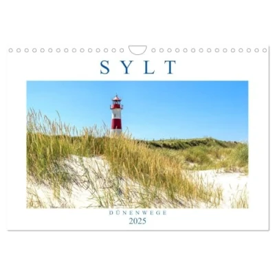 Abbildung von Sylt Dünenwege (Wandkalender 2025 DIN A4 quer), CALVENDO Monatskalender: für Naturliebhaber