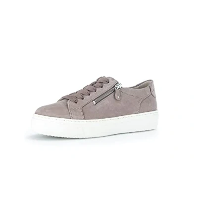 Abbildung von Gabor Damen Low Top Sneaker, Frauen Halbschuhe,Wechselfußbett,Sportschuhe,Freizeitschuhe,Turnschuhe,Laufschuhe,Mauve,38 EU / 5 UK