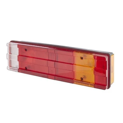 Abbildung von HELLA 2VP 008 204 081 Rückleuchte rechts P21W, R5W schwarz 12, 24 ohne Glühlampen mit Lampenträger MERCEDES BENZ: Vario Pritsche / Fahrgestell
