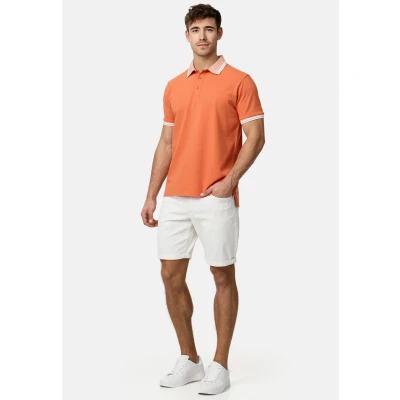 Abbildung von Indicode Jeans Injamie Poloshirt, Herren, Größe: XXL, Flamingo