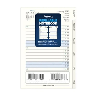 Abbildung von Filofax Pocket Notebook Month Planer 2023
