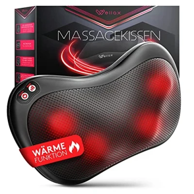 Abbildung von Wellax Massagekissen mit Wärmefunktion &amp; 360 Drehung