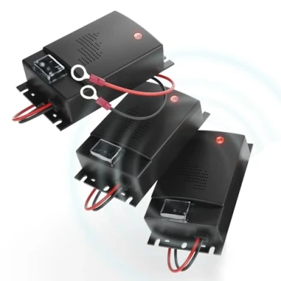 Abbildung von greate. 3X Marderschreck Auto mit 12V Batterieanschluss Marderschrecker für Motorraum Mader Abwehr, Marderschutz Auto, Marderabwehr Marder Ultraschall, Maderschrecker