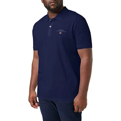 Abbildung von Napapijri Elbas Poloshirt, Herren, Größe: XL, Blu marine