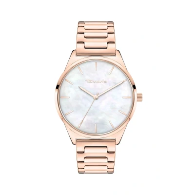 Abbildung von Tamaris Damen Analog Quarz Uhr mit Edelstahl Armband TT 0177 MQ