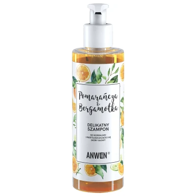 Abbildung von Anwen Szampon do Normalnej i Przetłuszczającej się skóry głowy Pomaraıcza Bergamotka 200 ml