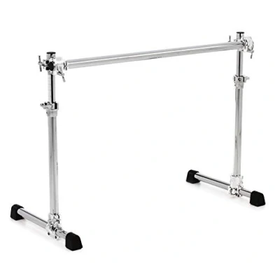 Abbildung von Gibraltar GCS 200H Rack System Chrome Series Height Adjustable 2 beiniges Basic Rack, höhenverstellbar, mit gerader 43,5&quot; Querstange